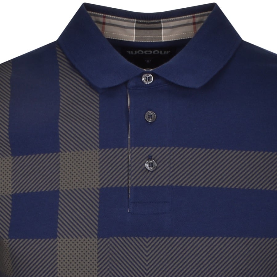 Alternative Image for ProductBarbour Blaine Polo T Shirt Blue3